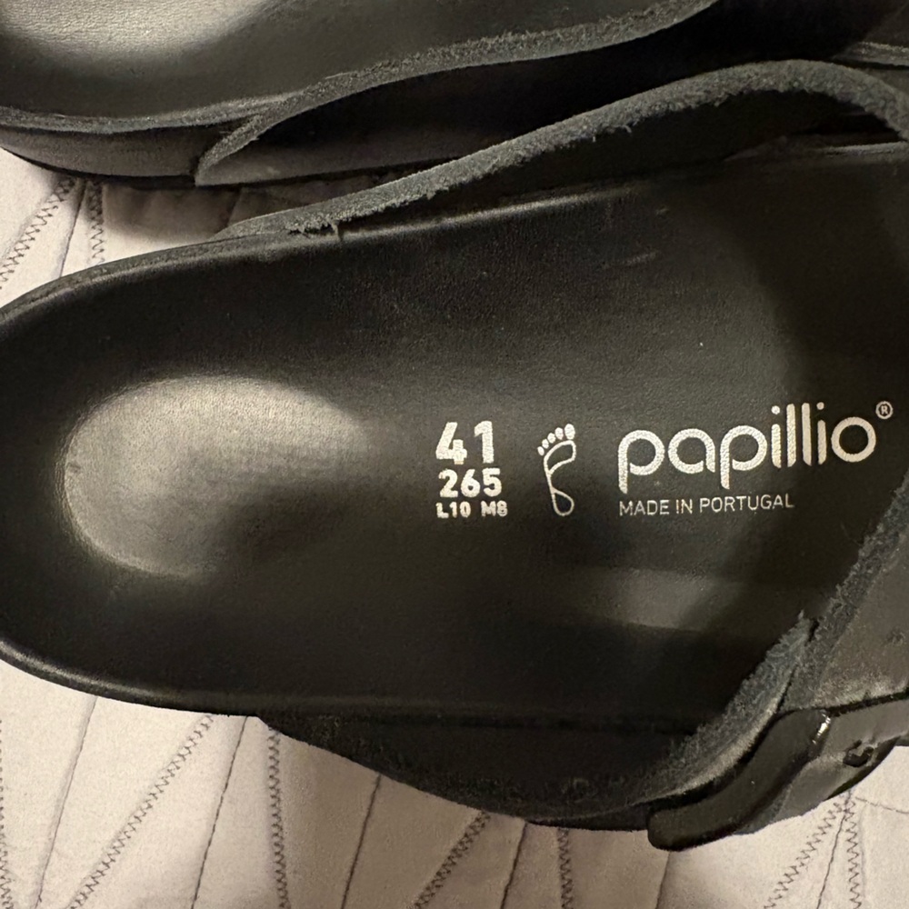 Birkenstock Papillio Black Gizeh PAP Flex Platform - Picture 2 of 5